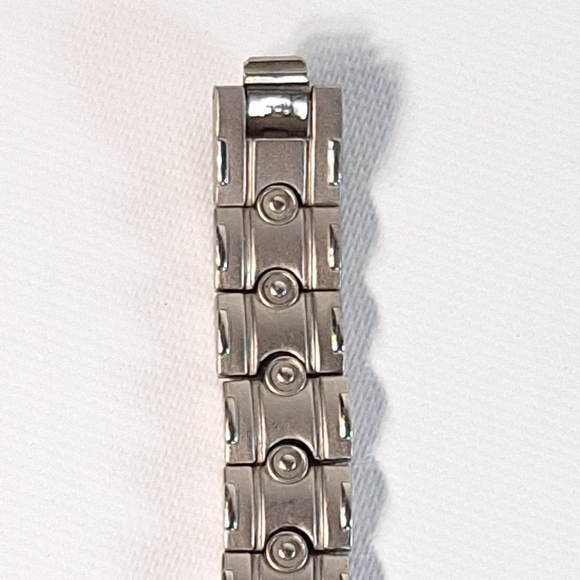 Dufonte Lucien Piccard Women's Watch Blue Silver Tone, New Battery - Picture 4 of 11